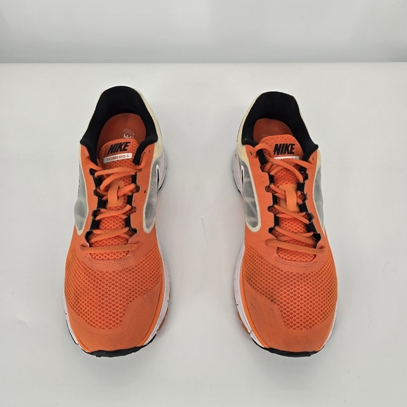 Nike Shoe Men 11 Vomero 8 Running Sneakers 604556-801 Orange White - Picture 2 of 9